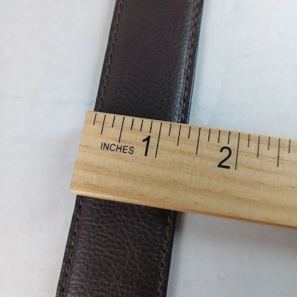 Columbia Men's 2-1‎ Reversible Belt 30-32 SM Leather Black/Brown